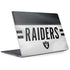 NFL Las Vegas Raiders White Striped Surface Laptop 2 Skin
